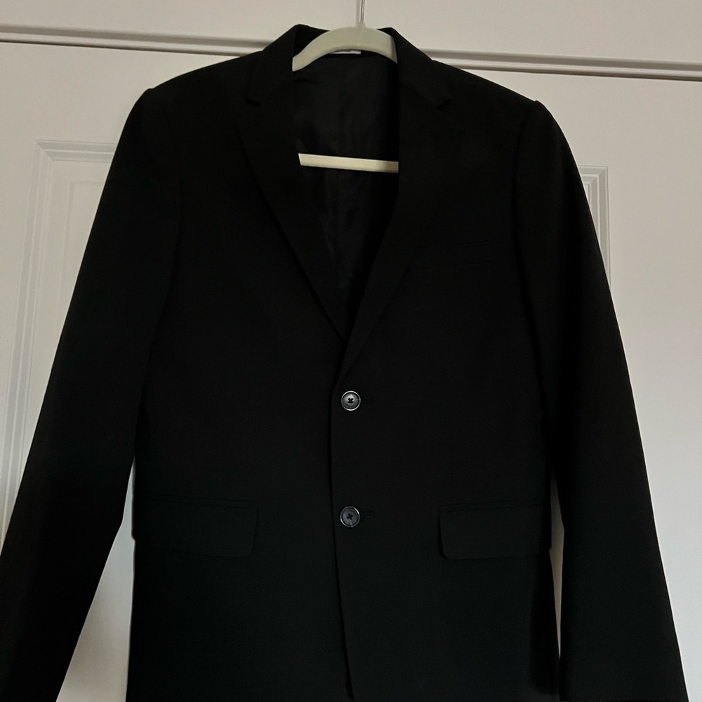 Calvin Klein Black Suit with White Shirt for teens